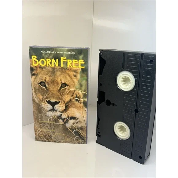 Born Free (1965, VHS 1995) Virginia McKenna Lion Lioness Zoo Open‎ Road Films - Picture 16 of 16